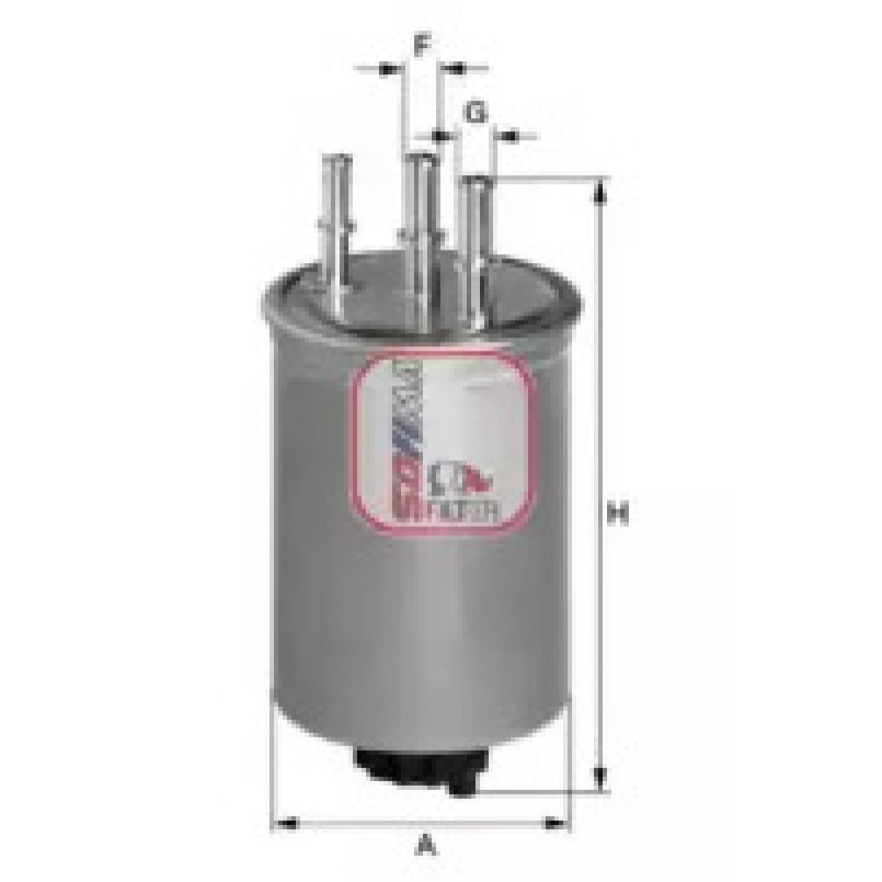 S 4116 NR SOFIMA Фільтр палива